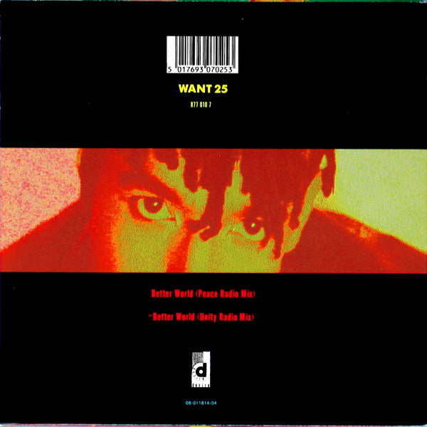 Rebel MC : Better World  (7", Single)