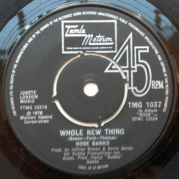 Rose Banks : Darling Baby (7", Single)