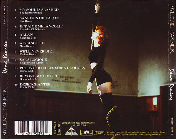 Mylène Farmer : Dance Remixes (CD, Comp)