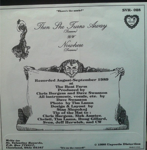 Rainy Day Saints : Then She Turns Away (7", Single)