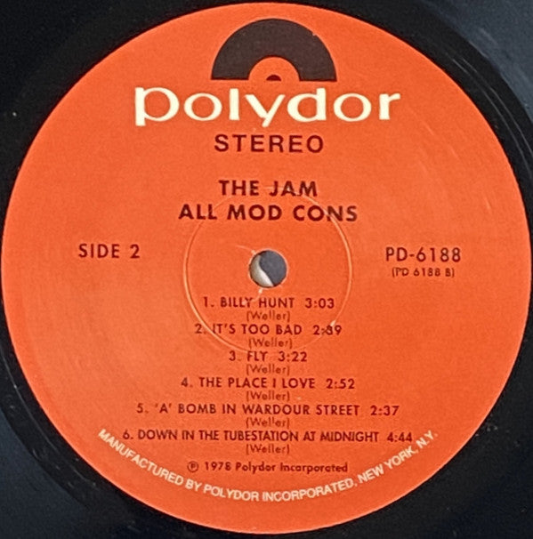 The Jam : All Mod Cons (LP, Album, RE)