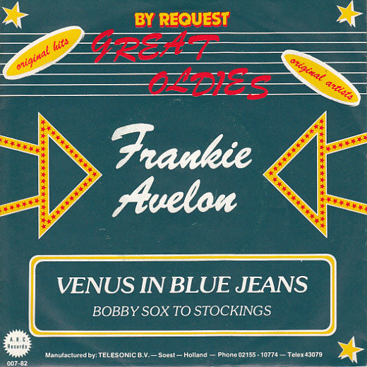 Frankie Avalon : Venus (7", Single, RE)