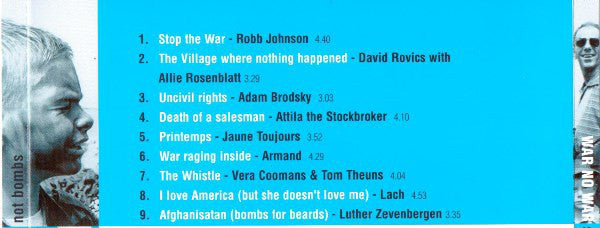 Various : War No War Songs Not Bombs (CD, Album)