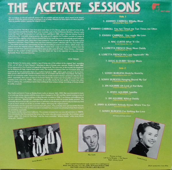 Various : The Acetate Sessions (LP, Comp)