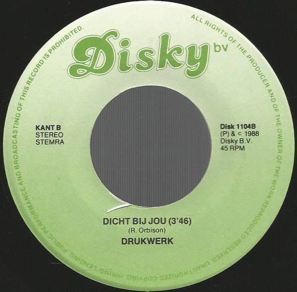 Drukwerk : De Kroegen Van Amsterdam (7", Single)