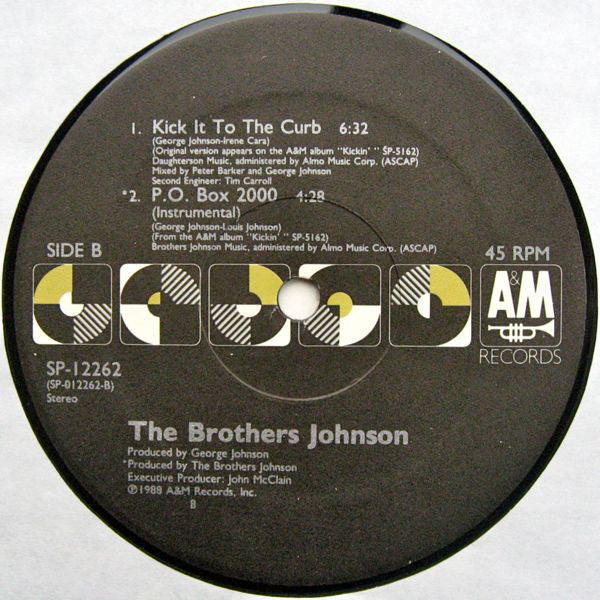 Brothers Johnson : Kick It To The Curb (12", Single)