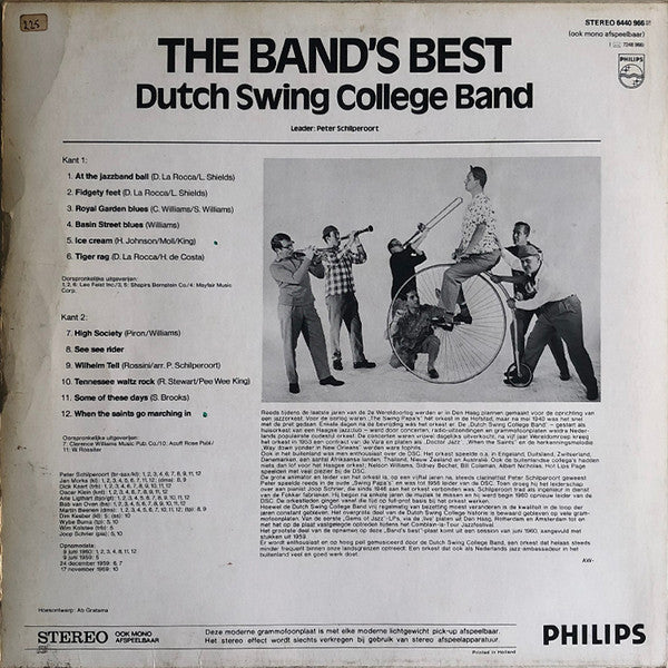 The Dutch Swing College Band : The Band's Best (LP, Comp, RE, RP)