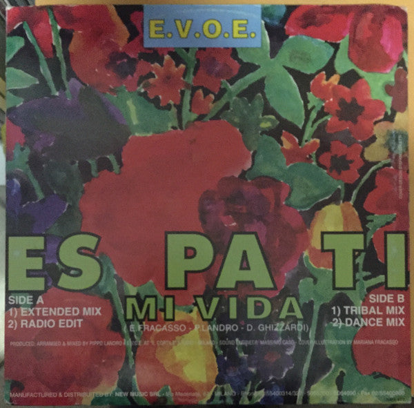 E.V.O.E. : Es Pa Ti Mi Vida (12")