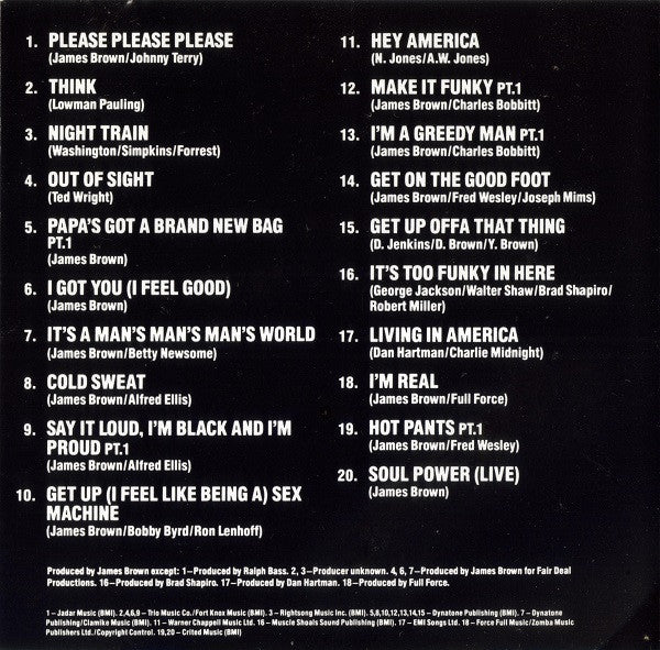 James Brown : Sex Machine: The Very Best Of James Brown (CD, Comp)