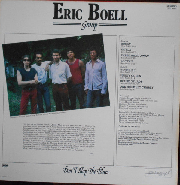 Eric Boell Group : Don't Stop The Blues (LP, Album)