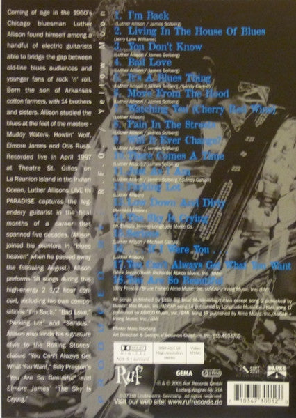 Luther Allison : Live In Paradise (DVD-V, NTSC)