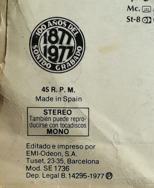 Elton John : Crazy Water = Agua Loca (7", Single)