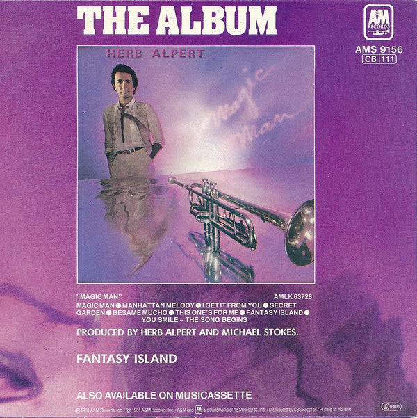 Herb Alpert : Magic Man (7", Single)