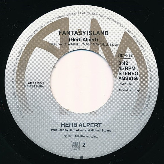 Herb Alpert : Magic Man (7", Single)