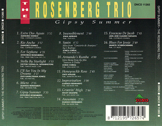 The Rosenberg Trio : Gipsy Summer (CD)