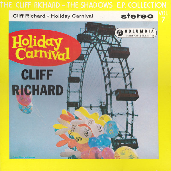 Cliff Richard : The Cliff Richard - The Shadows E.P. Collection Vol 7: Holiday Carnival (12", EP, RE)