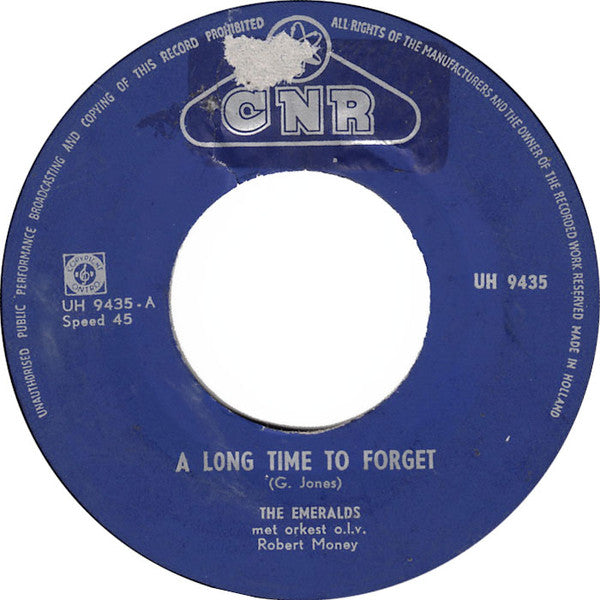 De Emeralds : A Long Time To Forget (7", Single, Lar)