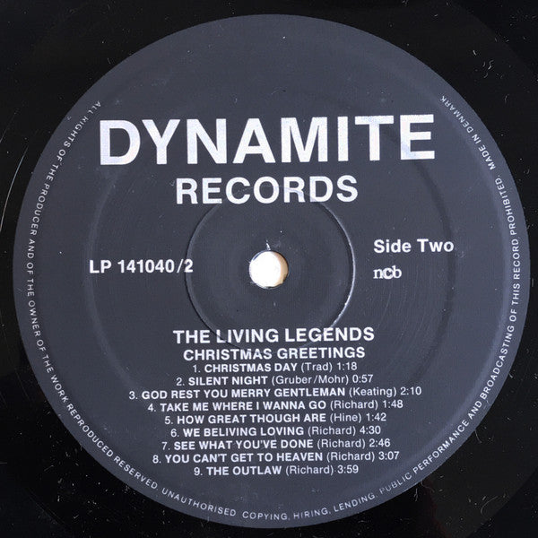 Cliff Richard : Christmas Greetings (10", Unofficial)