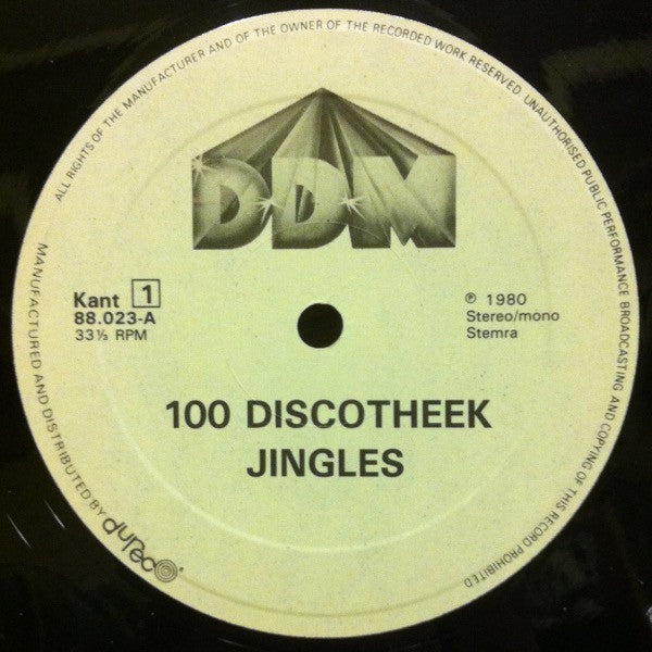 East Anglian Productions : 100 Discotheek Jingles 3 (LP)