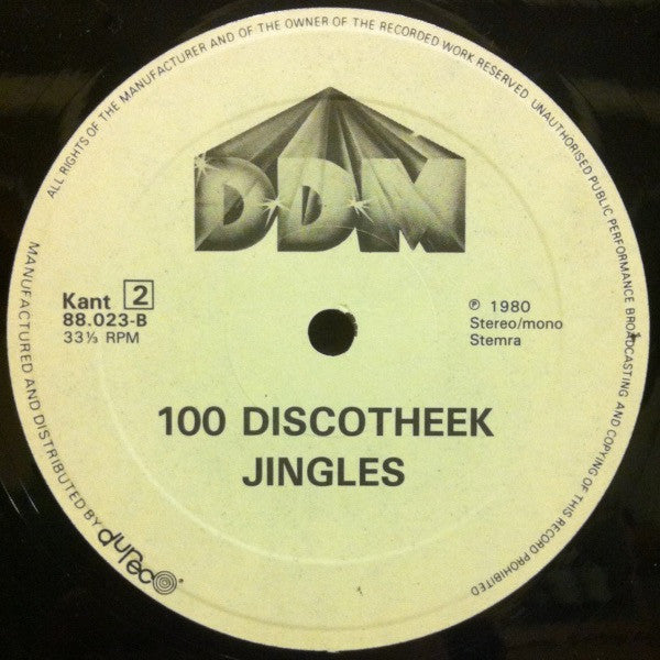 East Anglian Productions : 100 Discotheek Jingles 3 (LP)