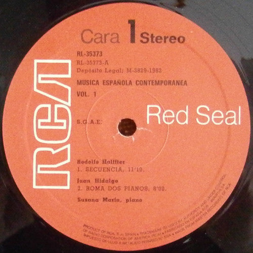 Susana Marín : Música Española Contemporánea Vol. 1 (LP)