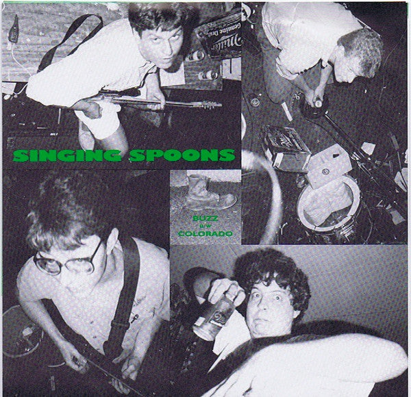 Singing Spoons : Buzz (7", Ltd, Num)