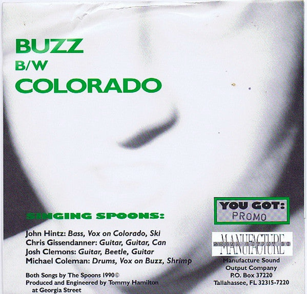 Singing Spoons : Buzz (7", Ltd, Num)
