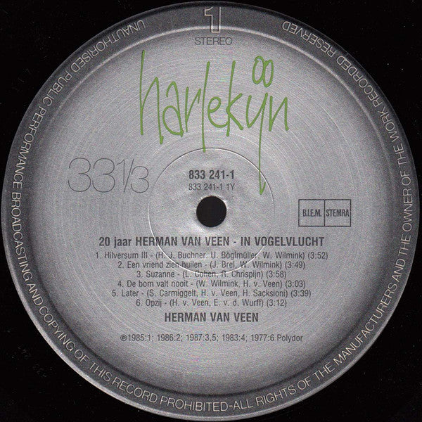 Herman van Veen : 20 Jaar Herman Van Veen - In Vogelvlucht (2xLP, Comp)