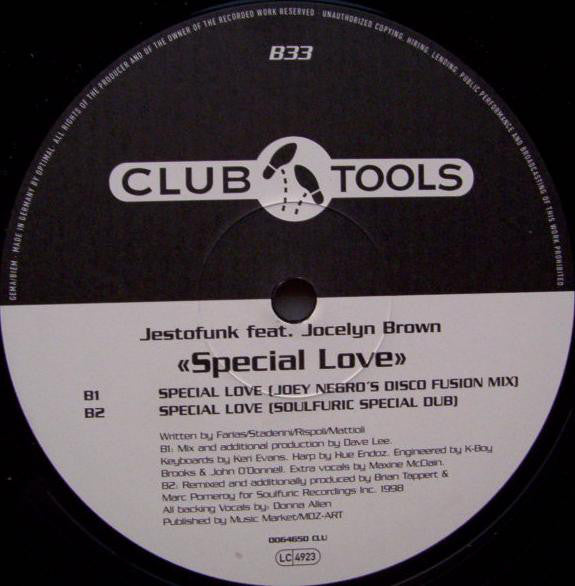 Jestofunk Feat. Jocelyn Brown : Special Love (12")