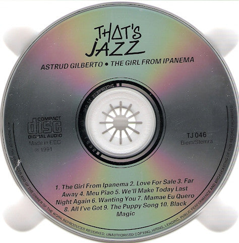 Astrud Gilberto : The Girl From Ipanema (CD, Comp)