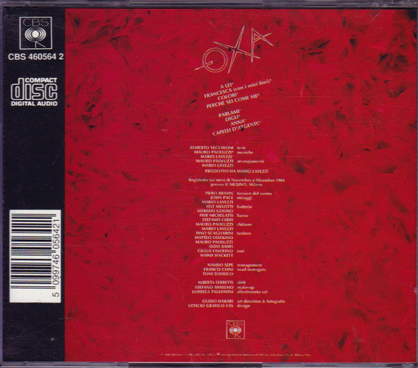 Anna Oxa : Oxa (CD, Album, RE)