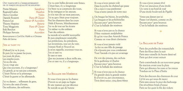 Francis Lai : Les Misérables (CD, Album)