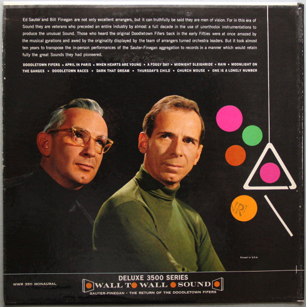 Sauter-Finegan Orchestra : The Return Of The Doodletown Fifers (LP, Album, Mono)