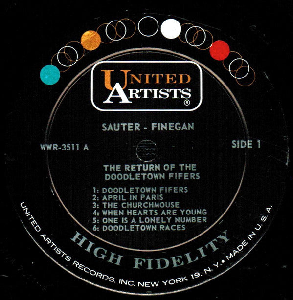 Sauter-Finegan Orchestra : The Return Of The Doodletown Fifers (LP, Album, Mono)