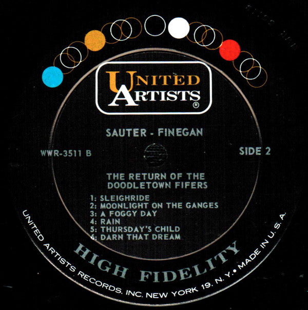 Sauter-Finegan Orchestra : The Return Of The Doodletown Fifers (LP, Album, Mono)