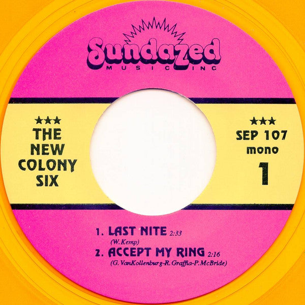 The New Colony Six : Four By Six (7", EP, Mono, Yel)
