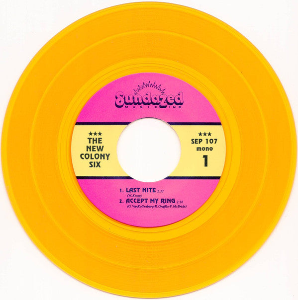 The New Colony Six : Four By Six (7", EP, Mono, Yel)