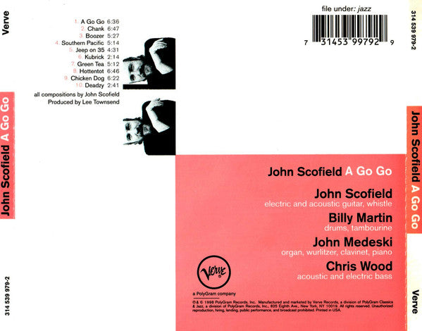 John Scofield : A Go Go (CD, Album)