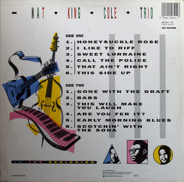 The Nat King Cole Trio : In The Beginning (LP, Comp)
