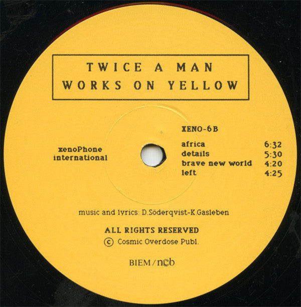 Twice A Man : Works On Yellow (LP, Album)