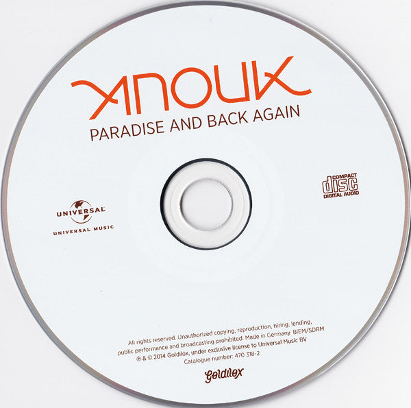 Anouk : Paradise And Back Again (CD, Album, Ltd, Gat)