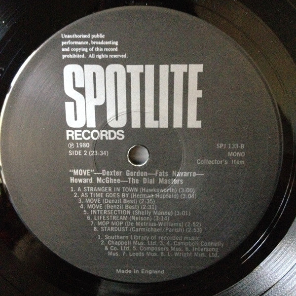 Dexter Gordon : Move! (LP, Comp)