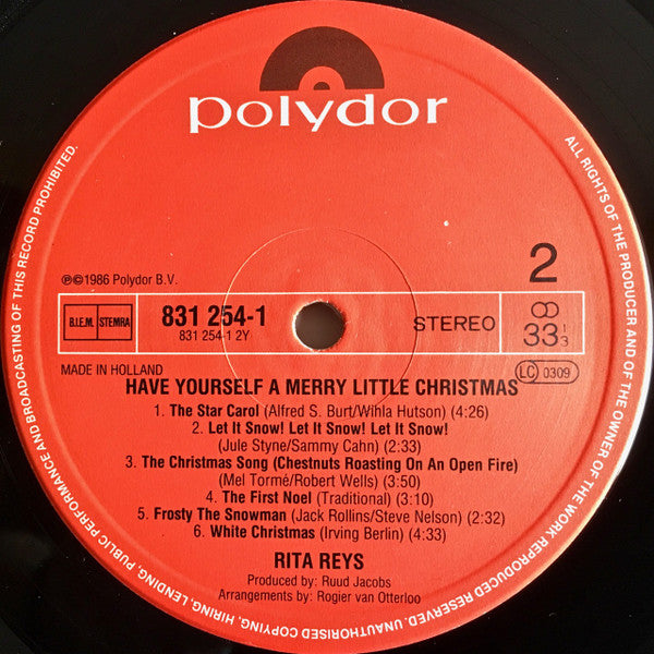 Rita Reys : Have Yourself A Merry Little Christmas (LP, Album)