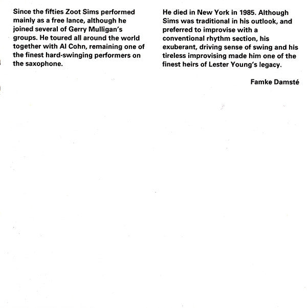 Zoot Sims : Bohemia After Dark (CD, Comp)