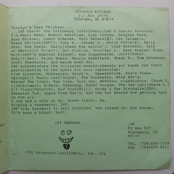 IMF (6) : Brother Flywheel's Revenge (7", EP)