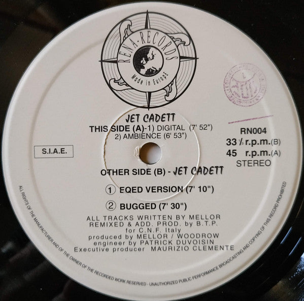 Coco Steel & Lovebomb : Jet Cadett (2x12")