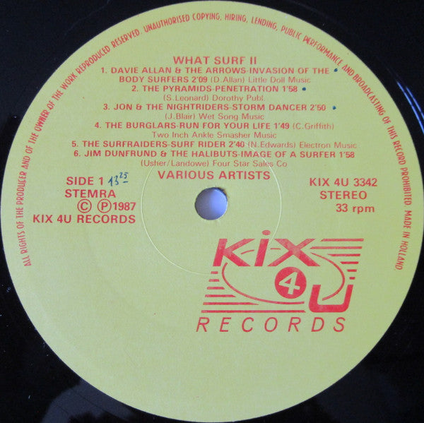 Various : What Surf II (LP, Comp)