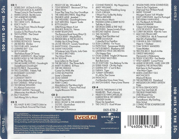 Various : 100 Hits Of The 50's (4xCD, Comp)