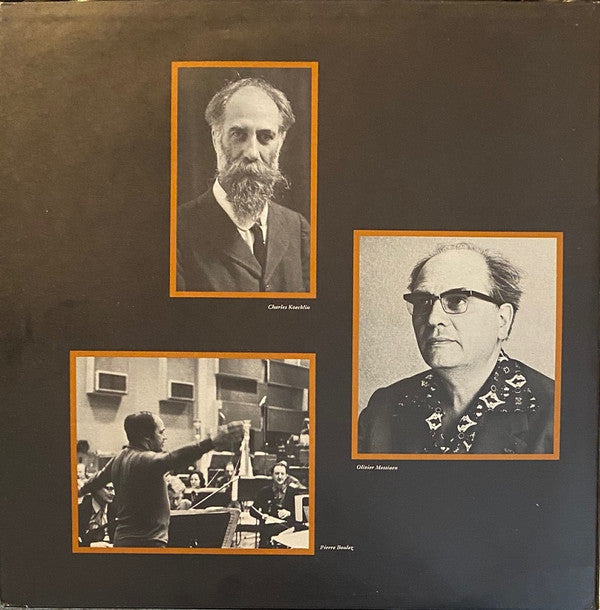 Olivier Messiaen / Pierre Boulez / Charles Koechlin : Chronochromie / Le Soleil Des Eaux /  Les Bandar-Log (LP, RE, Gat)