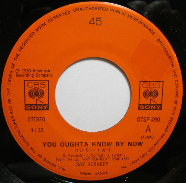 Ray Kennedy : You Oughta Know By Now = ロンリー・ガイ (7", Single)